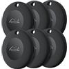 Lifemate Tag Per Android 6 Pack - GPS Valigia Android e Localizzatore Bluetooth Intelligente, Compatibile con App "Funzioni Trova di Google", Impermeabile IP67, Batteria Lunga Durata