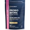 Horbäach ProBio Intima | Equilibrio della Flora Intima | 20 Miliardi di CFU con Mirtillo Rosso | 60 Capsule Vegane | Biotici Orali | Lactobacillus Gasseri, Reuteri, Acidophilus, Crispatus | di Horbaach