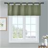loft living Winmate - Mantovana isolata in cotone, 101,6 x 38,1 cm, colore: salvia