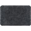 Spirella - Tappetino da bagno - Accessorio da bagno in acrilico morbido e confortevole - Ideale per il bagno - Antiscivolo e facile da pulire - Dimensioni 55x65cm - Colore nero