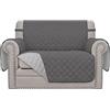 Easy-Going Oversized Chair Sofa Slipcover Reversible Sofa Cover Water Resistant Couch Cover Furniture Protector Cover with Elastic Straps for Pets Dog (Oversized Chair, Gray/Light Gray)