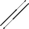A ABSOPRO Supporti A Gas Per Portellone Per Fiat 500L HatchBck 2012 2 Pz | No.51883050 Nero Acciaio Al Carbonio 55Cm 37.5Cm Impermeabile Antipolvere Resistente Facile Installazione