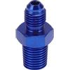 A ABSOPRO Adattatore Riduttore Maschio TF-AN4-1/4 NPT 1 Pz | Materiale: Alluminio, Colore: Blu, Per Carburante, Olio, Raffreddamento, Connettore: Tappo, Accoppiamento/Flare.