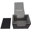 docsmagic.de Premium Magnetic Sideflip Box 80 Black + Deck Divider - MTG - PKM - YGO - Porta Mazzo Nero