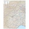 Global Map Piemonte. Valle d'Aosta. Carta stradale della regione 1:250.000 (carta murale plastificata stesa con aste cm 86 x 108 cm)