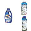 Dash Detersivo Liquido per Lavatrice, 60 Lav + Lenor Ammorbidente, 87 Lav + Lenor Profumatore Bucato Perle Profumate 495gr, Cortina,Edelweiss Muschio Bianco, Pulizia E Freschezza in un Solo Lavaggio