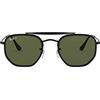 Ray-Ban 0RB3648M Occhiali da Sole, Nero (Black), 52.0 Unisex-Adulto