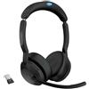 Jabra Cuffie riduzione del rumore wireless con microfono Jabra Evolve2 55 MS - Nero - refurbished