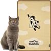 Meowtivation Tappetino tiragraffi per gatti - tappeto in sisal naturale, design Soar & Scratch, resistente e multifunzionale, complemento d'arredo tiragraffi robusto