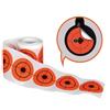 ADCSHOP 250 bersagli adesivi arancioni da 5 cm (2 ¨) per tiro - adesivi adesivi per supporti e bianchi - compatibile con bersagli metallici, cartone, ABS - alta visibilità per pratica di precisione.