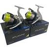 Atlantic 7000 FD Set Da 2 Bobine Per Pesca In Mare | Precaricate Con Lenza Gialla 13,6 Kg | Corpo Grafite 722g - 3