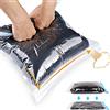 ALMING Sacchetti a compressione, accessori da viaggio, confezione da 10 salvaspazio, sacchetti sottovuoto per oggetti essenziali da viaggio, organizzatori per l'imballaggio domestico (blu)