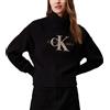 CALVIN KLEIN MAGLIONE DOLCEVITA LOGO IN CINIGLIA DONNA