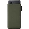 Adore June Custodia Classic Recycled Verde Olivo compatibile con Galaxy Z Fold 6 2024 / Fold 5 / Fold 4 / Fold 3 / Fold 2, Tessuto moderno in R-PES sostenibile. Prodotto in Europa