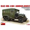 Miniart - Kit modellino Ambulanza "GAZ-05-194 ", Scala 1:35, plastica