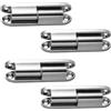 0XBIT 4 Pezzi Cerniere per Porte, Cerniere per Ante Staccabile, Cerniere per Legno Silenzioso, Cerniere per Mobili Girevole Stabile, per Ante Armadi, Porte Stanze, Ante Mobili