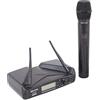 PROEL EIKON WM700M - Microfono wireless palmare gelato, per karaoke, canto, live e presentazioni, Nero (EIKON WM700M)