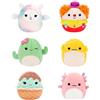 Squishmallows - Micromallows - Figure da 6,3 cm - Confezione da 6 - Stile 1