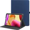 HGWALP Custodia universale per Tablet da 9-11 pollici，Multi-Viewing Angles PU Leather Stand Folio Cover con Porta Penna per 9 10.1 10.5 11 Touch screen Tablet-Navy