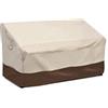 Vailge 2-Seater Heavy Duty Patio Bench Loveseat Cover,100% Waterproof Outdoor Sofa Cover, Lawn Patio Furniture Covers with Air Vent, Medium(Standard), Beige & Brown