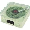 Yunir Altoparlante Vintage Wave, Lettore CD Portatile a Forma di Giradischi, Piccolo Altoparlante Stereo Wireless Multifunzione 3 in 1 con Luce Notturna Ambientale, Adatto per gli