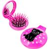 Pylones Lady Retro - Spazzola per capelli a specchio 2 in 1, colore: rosa gatto