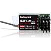 Radiolink R4FGM RC Empfänger 2.4 Ghz Gyro-integriert 4 Kanäle große Reichweite bis zu 400m für Autos Boote kompatibel mit RC4GS-/RC6GS-Serie