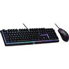 Cooler Master MS110 Tastiera E Mouse RGB Gaming Combo, Nero, QWERTZ - DE