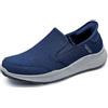 Skechers Equalizer 5.0 Drayze, Scarpe da Ginnastica Uomo, Navy Mesh/Duraleather, 47.5 EU