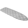 Westex Copertura e cuscinetto per asse da stiro a cerchi resistenti, imbottitura spessa a 3 strati antimacchia, gonna elasticizzata, chiusura a scatto, 38 x 137 cm (asse non inclusa, solo copertura)