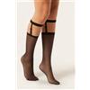 Calzedonia Gambaletti Con Reggicalze Nero