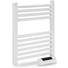 TROTEC Scaldasalviette elettrico TWH 300 S - Montaggio a parete 300 W, design moderno tubo piatto, funzionamento silenzioso, IPX4, ideale per bagno e ospiti