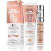 Deborah Milano -Set Makeup BB Cream Skin Booster, SPF 15, 01 Nude, con Vitamina C, Effetto Seconda Pelle, 30ml e Correttore Fluido 24 Ore Perfect All-Over, 04 Apricot, Waterproof e Long Lasting, 5.5gr