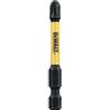 DEWALT DT7392T-QZ Inserti per Avvitatore a Impulsi Impact Torsion Extreme, Attacco 1/4", 50 mm PZ3, Confezione da 5 Pezzi