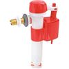 SOMATHERM FOR YOU - galleggiante valvola reversibile per WC alimentazione - universale ed economico costruttiva - ottone accoppiamento M12 / 17 (3/8")