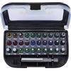 STANLEY ‎STA60490 Set per Cacciavite con Supporto Magnetico sta6049031 Pezzi Colori Codificati