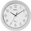 techno line WT 8000 Silber Orologio da Parete Radio, Argento, 30x3x30 cm