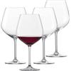 SCHOTT ZWIESEL Bicchiere da vino rosso Burgundy Forté (set di 4), bicchieri grandi Burgundy per vino rosso, bicchieri in cristallo Tritan lavabili in lavastoviglie, Made in Germany (art. 123614)