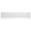KRATKI griglia di ventilazione griglia per camino FRESH 17cm x 70cm bianco