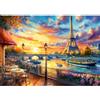 NEWENMO 5D Eiffel Tower Diamond Painting Kit per Adulti,Paesaggio di Parigi Pittura Diamante Painting Set,Fai Da Te Diamond Art Kit Completo,per Adulti Principianti Decorazione Domestica 30x40cm