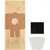 FIGEVIDA Sacchetti per Trilly (x5) con Kit Filtri, Carta per Hoover H54 09199522