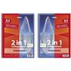 Stylex 40032 - Taccuino, DIN A4, con 30 fogli a righe e 50 fogli a quadretti
