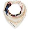 Scotch & Soda Nine lives print foulard, Sciarpa Damen, Grey 075, One Size