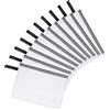 OFFCUP Borse di File A3, 10 Pezzi Sacchetto di Zip Impermeabile, Mesh Sacchetto del Documento, Sacchetto Di Documenti Portatile, Busta Plastica per Uffici Cosmetici Forniture Accessori da Viaggio