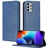 XINYEXIN Custodia per Samsung Galaxy A52 4G 5G / Samsung A52s 5G, Cover a Libro in Pelle PU con Blocco RFID, Slot per Carte, Supporto, Protezione Completa Antiurto - Blu