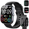 uaue Smartwatch Uomo Donna, 1.91 Orologio Smartwatch con Effettua/Risposta Chiamate, 110+ Sportive Smart Watch, Contapassi, 24H Sonno/Cardiofrequenzimetro, Impermeabil IP68 Fitness Tracker per Android iOS