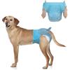 DONO Pannolini Cani Femmine, 10 pezzi, mutandine mestruali per cani con elastico in vita, pannolini pull-up Dogie, super assorbenti, L (34-54 cm)