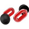 Saccater Moment Tappi per le Orecchie Antirumore - Riutilizzabili e ad Alta Fedeltà per Concerti, Festival, Musicisti, Moto e Vita Notturna - 13 dB NRR (Rosso, Confezione da 1)
