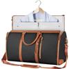 Generico Borsa porta abiti da viaggio | Borsa porta abiti da viaggio | Borsone da viaggio convertibile Borsone porta abiti da viaggio di grande capacità con custodia per scarpe per camicie, scarpe eleganti