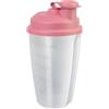 Westmark Shaker per Condimenti con Scala Graduata, Disco Rimovibile e Bocchetta Richiudibile, Capacità 0.5 L, Plastica, Senza BPA, Mixery, Colore Traslucido e Rosa, 2435227P